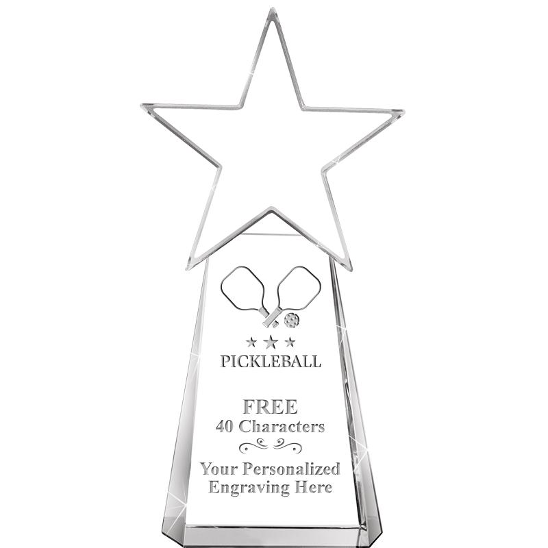 6" CLEAR CRYSTAL DYNOSTAR