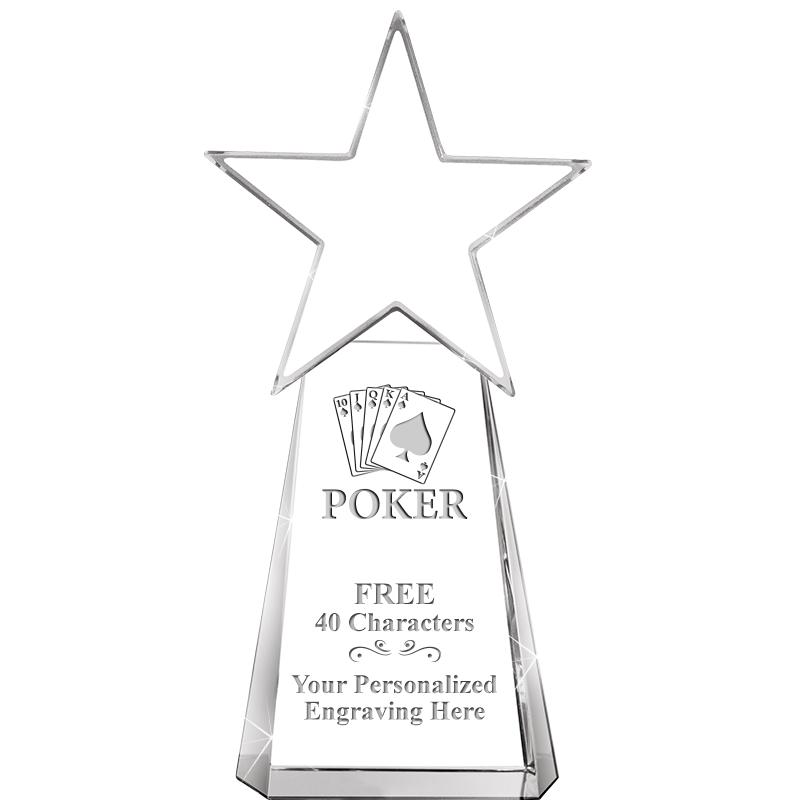 6" CLEAR CRYSTAL DYNOSTAR