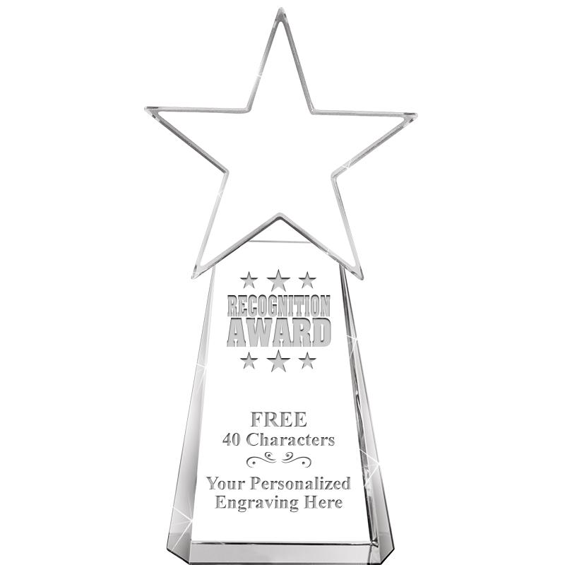 6" CLEAR CRYSTAL DYNOSTAR