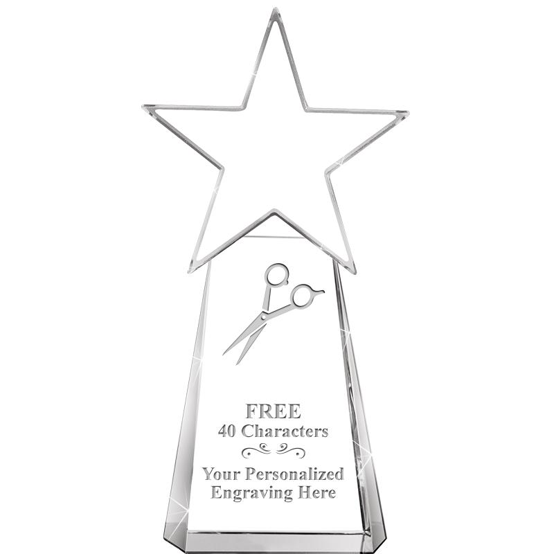 6" CLEAR CRYSTAL DYNOSTAR