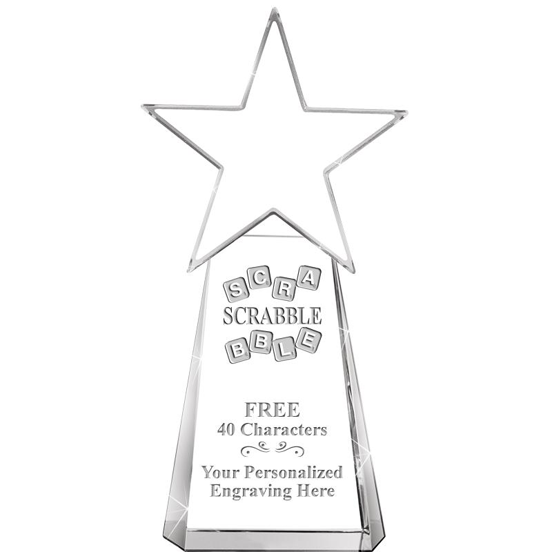 6" CLEAR CRYSTAL DYNOSTAR