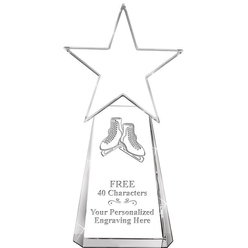 6" CLEAR CRYSTAL DYNOSTAR