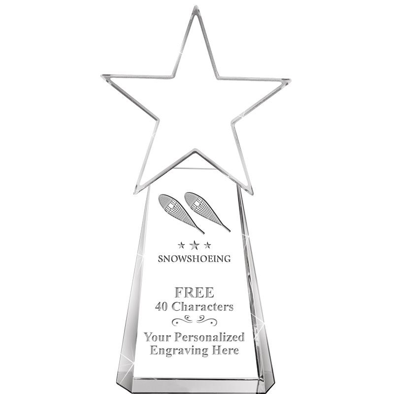 6" CLEAR CRYSTAL DYNOSTAR