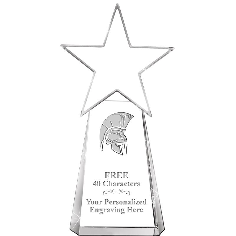 6" CLEAR CRYSTAL DYNOSTAR