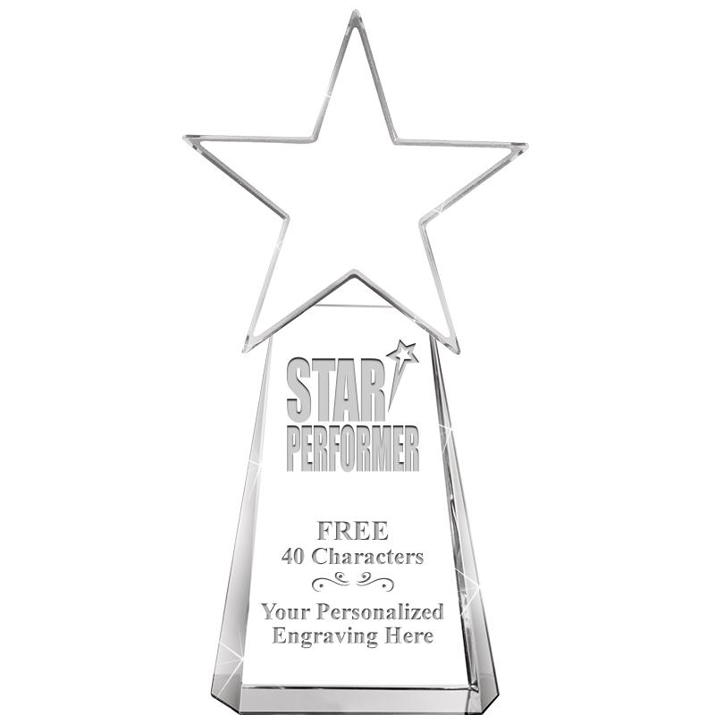 6" CLEAR CRYSTAL DYNOSTAR