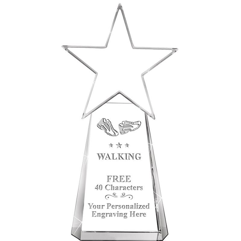 6" CLEAR CRYSTAL DYNOSTAR