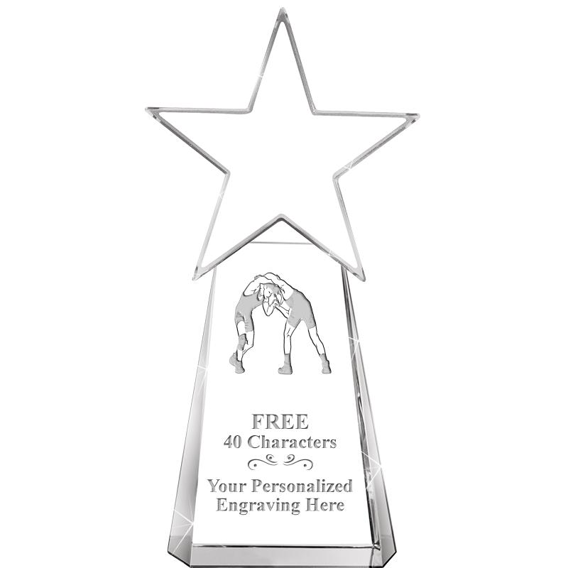 6" CLEAR CRYSTAL DYNOSTAR