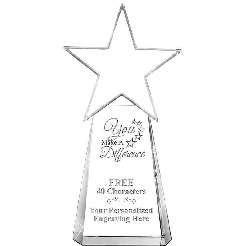 6" CLEAR CRYSTAL DYNOSTAR