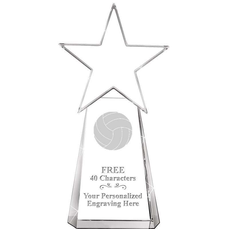 6" CLEAR CRYSTAL DYNOSTAR