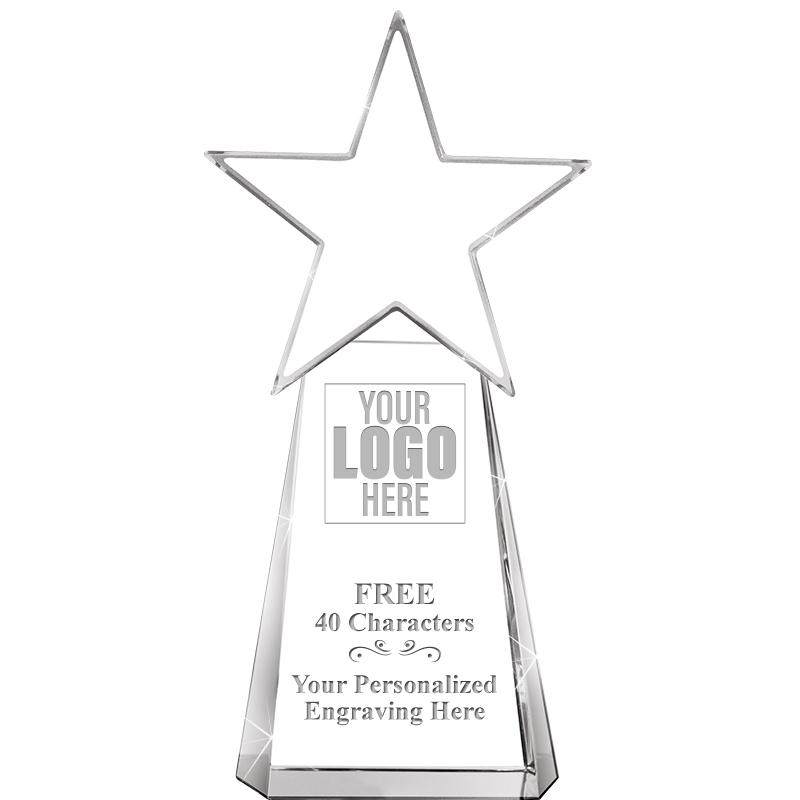 6" CLEAR CRYSTAL DYNOSTAR