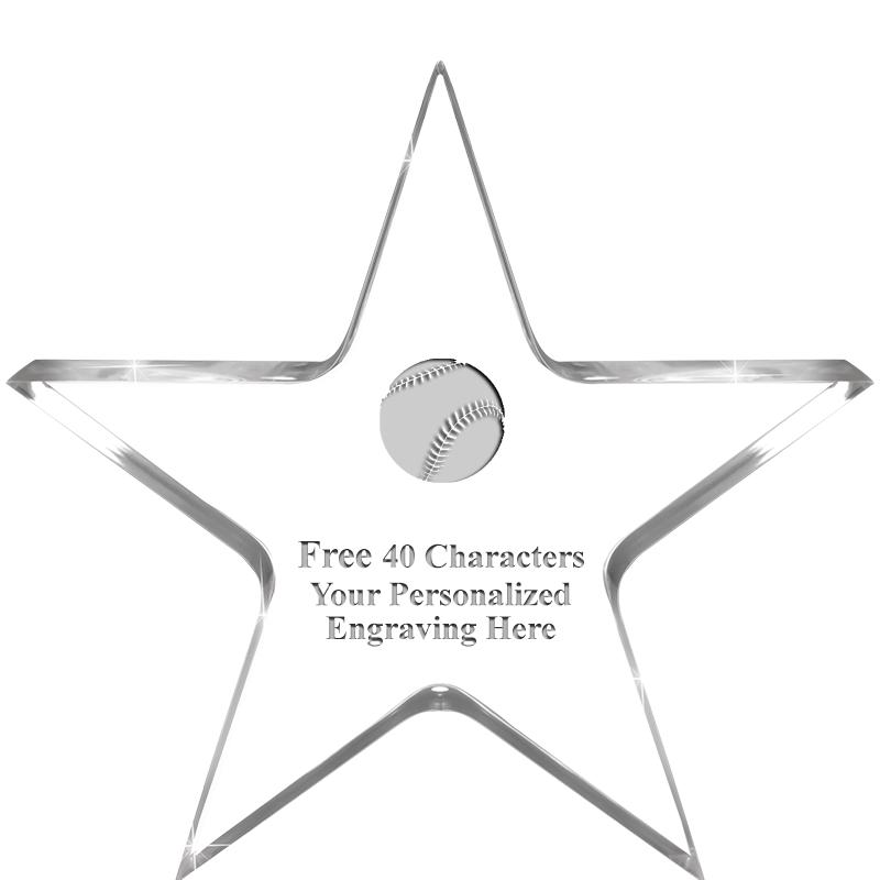 3.75" STELLA CRYSTAL AWARD