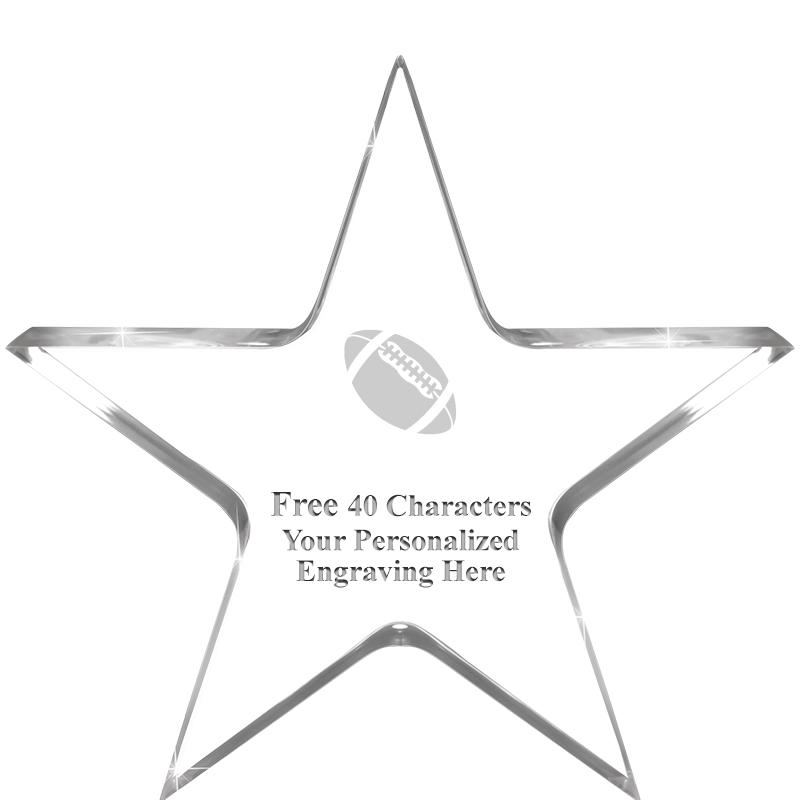 3.75" STELLA CRYSTAL AWARD