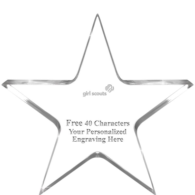 3.75" STELLA CRYSTAL AWARD