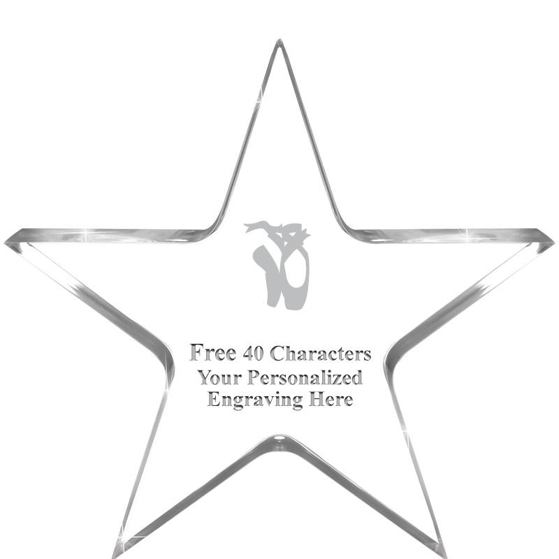 3.75" STELLA CRYSTAL AWARD