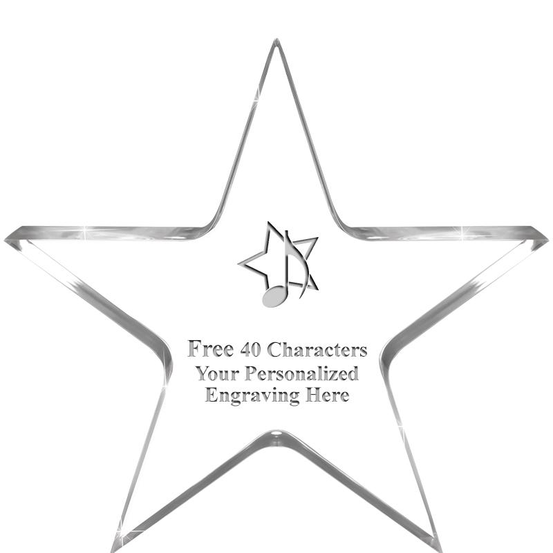 3.75" STELLA CRYSTAL AWARD