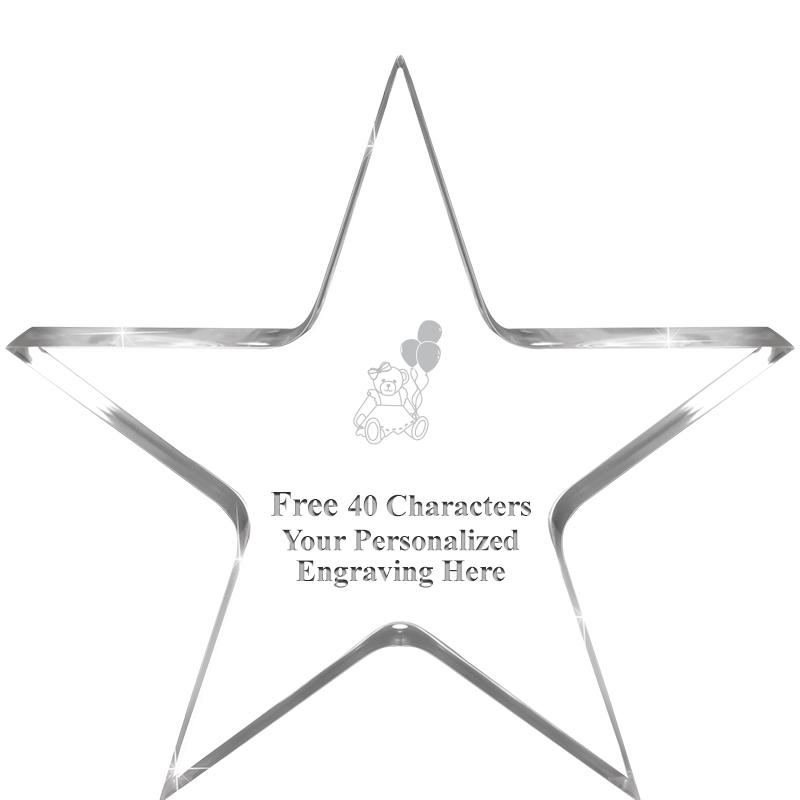 3.75" STELLA CRYSTAL AWARD