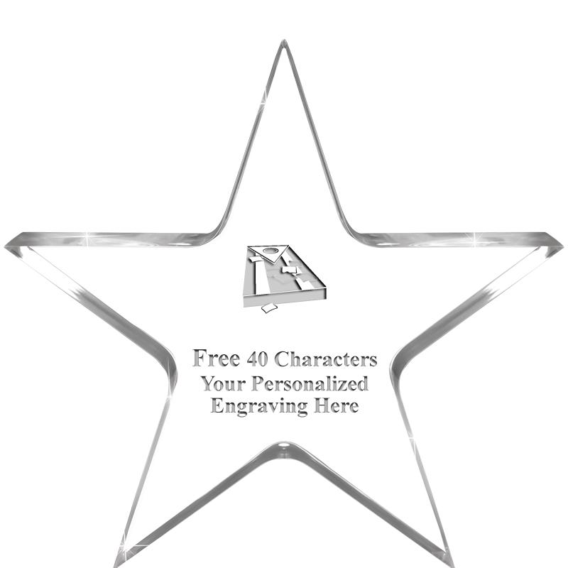 3.75" STELLA CRYSTAL AWARD