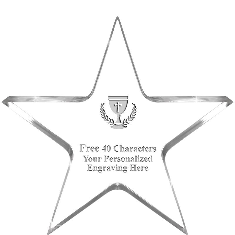 3.75" STELLA CRYSTAL AWARD