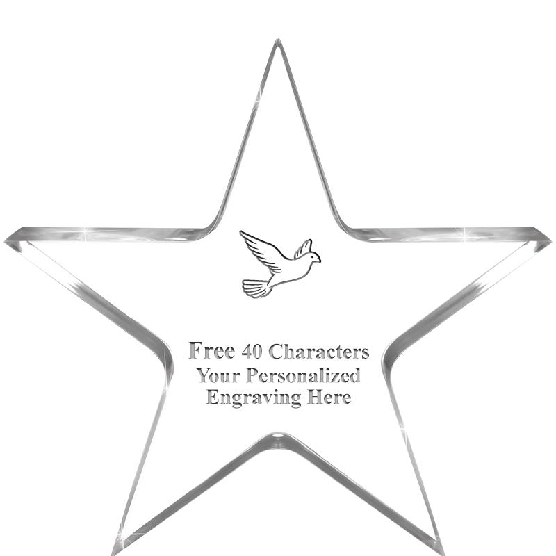 3.75" STELLA CRYSTAL AWARD