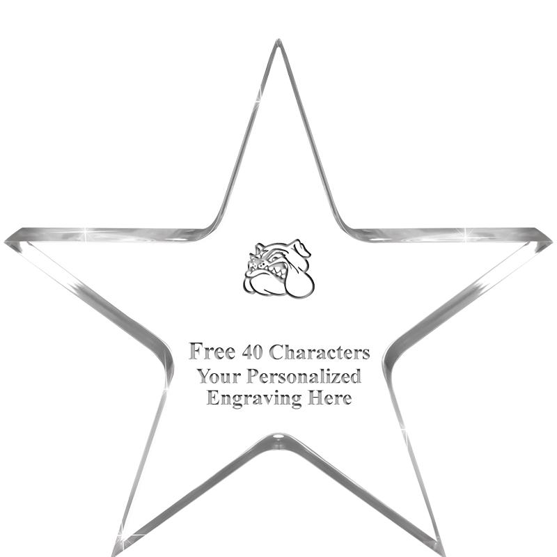 3.75" STELLA CRYSTAL AWARD