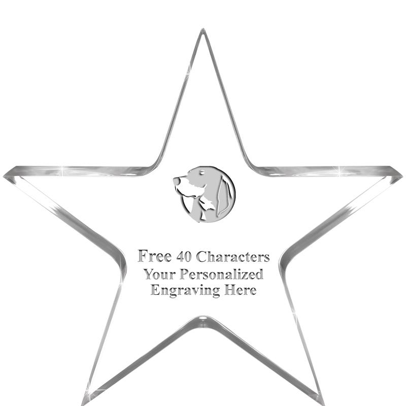 3.75" STELLA CRYSTAL AWARD