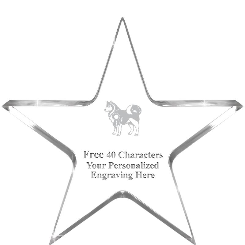 3.75" STELLA CRYSTAL AWARD