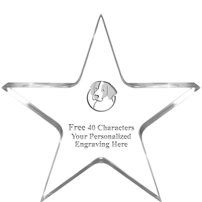 3.75" STELLA CRYSTAL AWARD