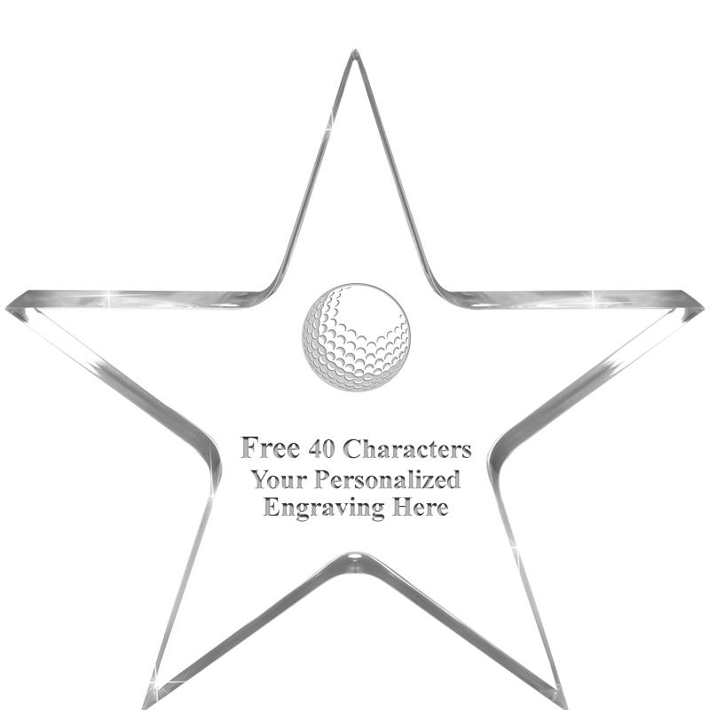 3.75" STELLA CRYSTAL AWARD