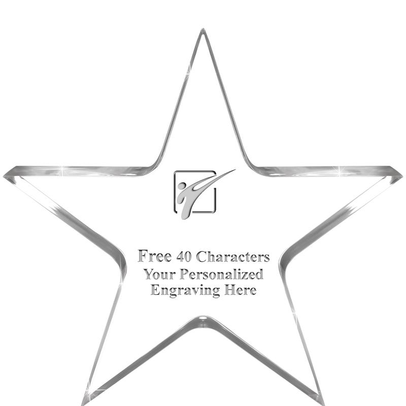 3.75" STELLA CRYSTAL AWARD