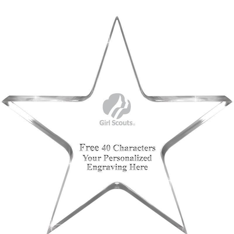 3.75" STELLA CRYSTAL AWARD