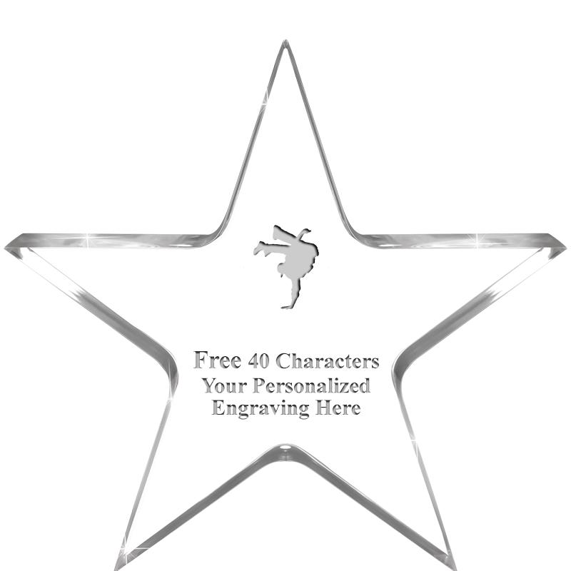 3.75" STELLA CRYSTAL AWARD