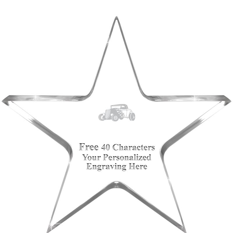 3.75" STELLA CRYSTAL AWARD