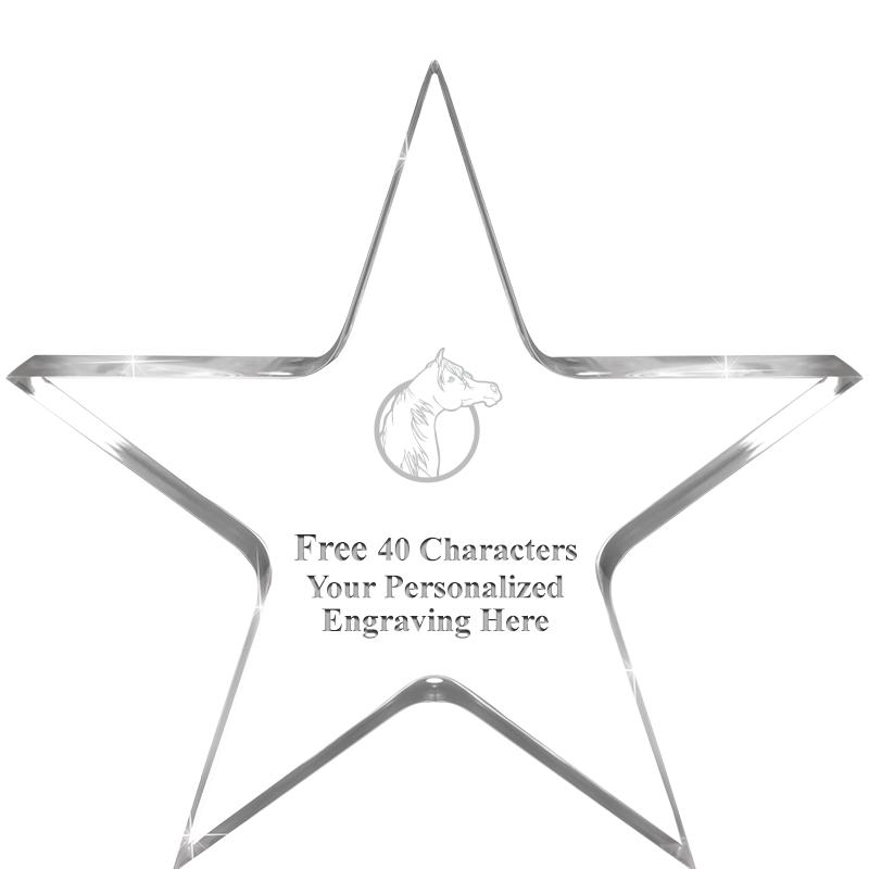 3.75" STELLA CRYSTAL AWARD