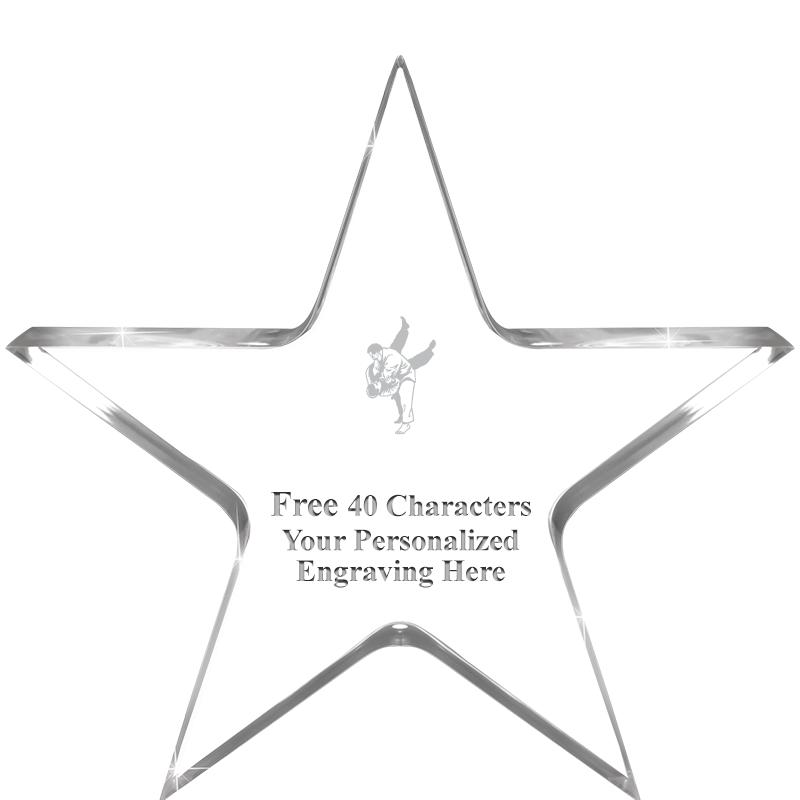 3.75" STELLA CRYSTAL AWARD