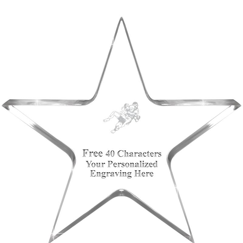 3.75" STELLA CRYSTAL AWARD