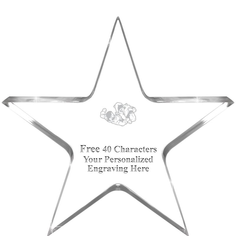 3.75" STELLA CRYSTAL AWARD