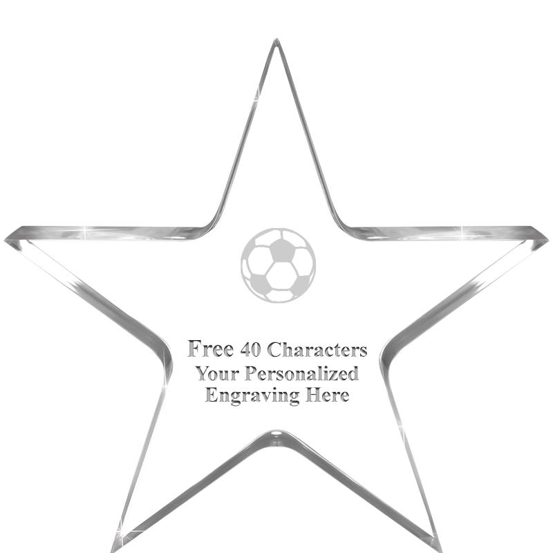 3.75" STELLA CRYSTAL AWARD