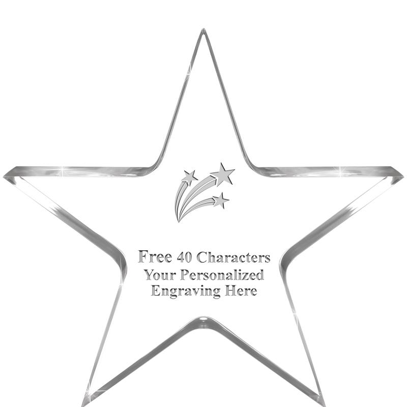 3.75" STELLA CRYSTAL AWARD