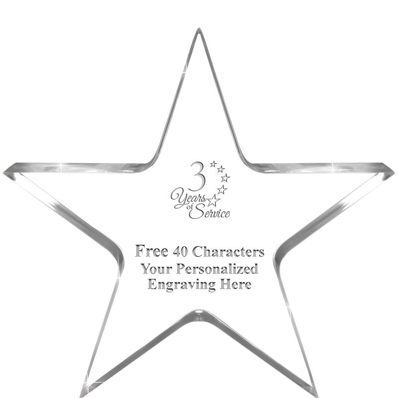 3.75" STELLA CRYSTAL AWARD