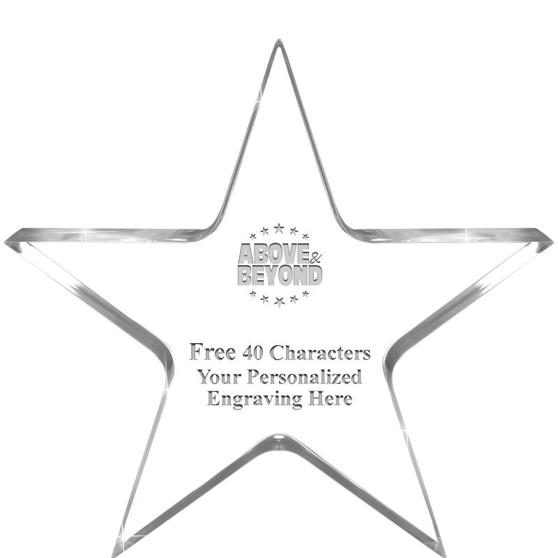 3.75" STELLA CRYSTAL AWARD