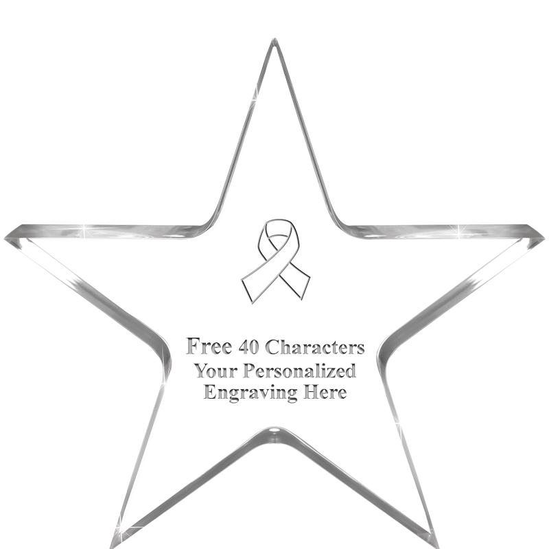 3.75" STELLA CRYSTAL AWARD