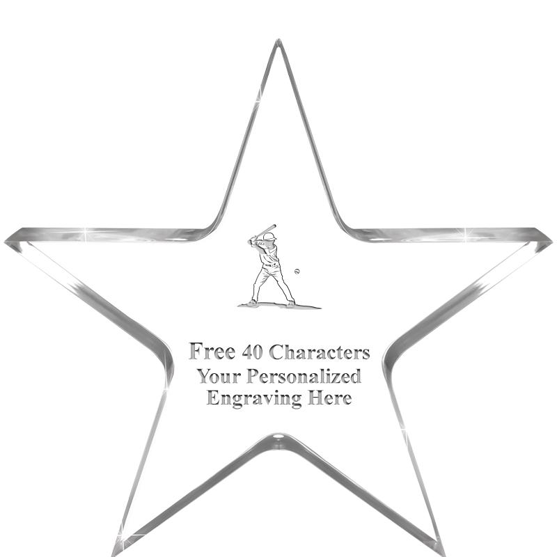 3.75" STELLA CRYSTAL AWARD