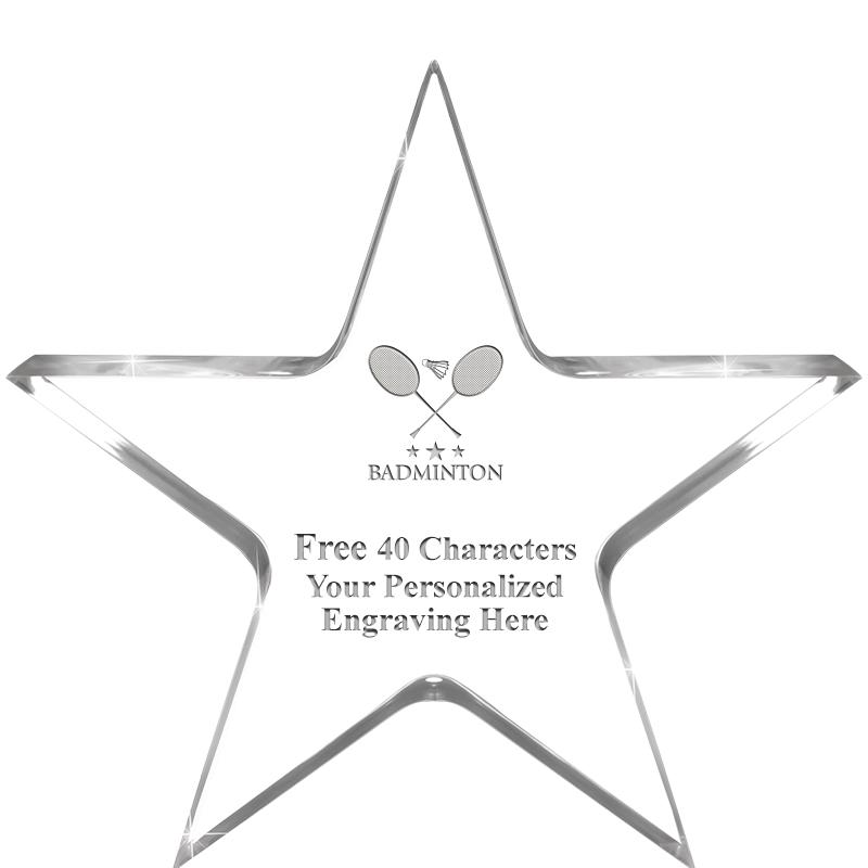 3.75" STELLA CRYSTAL AWARD