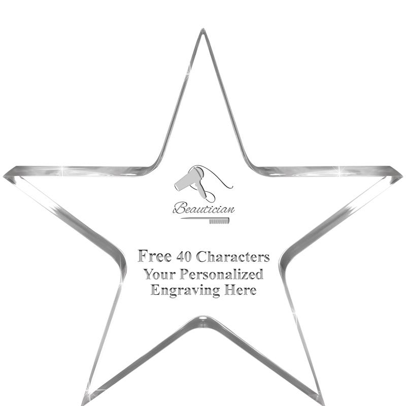 3.75" STELLA CRYSTAL AWARD