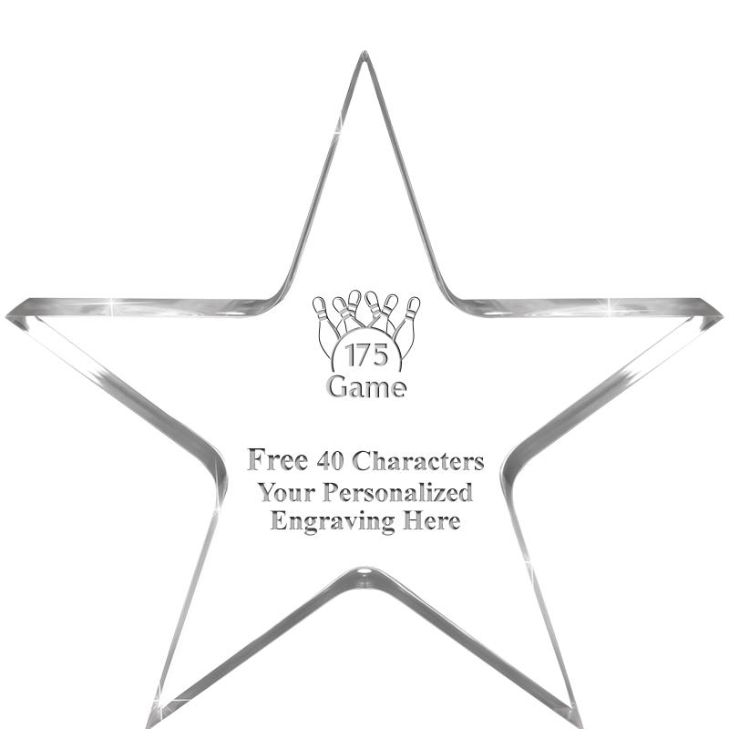 3.75" STELLA CRYSTAL AWARD