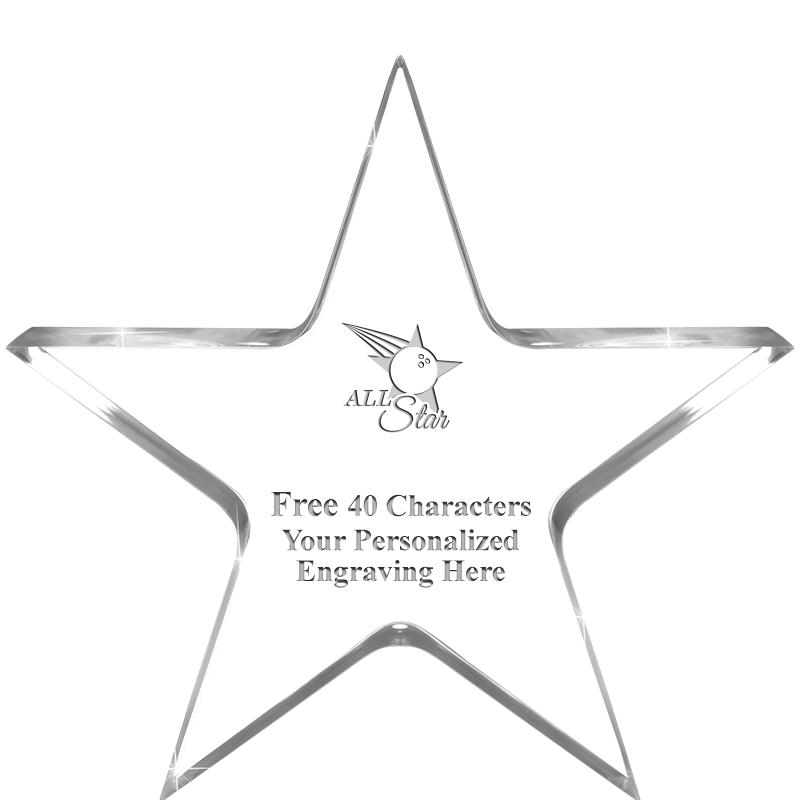 3.75" STELLA CRYSTAL AWARD