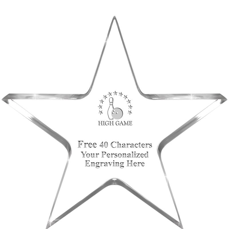 3.75" STELLA CRYSTAL AWARD