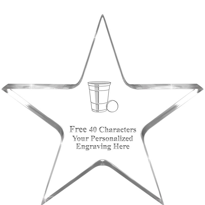 3.75" STELLA CRYSTAL AWARD