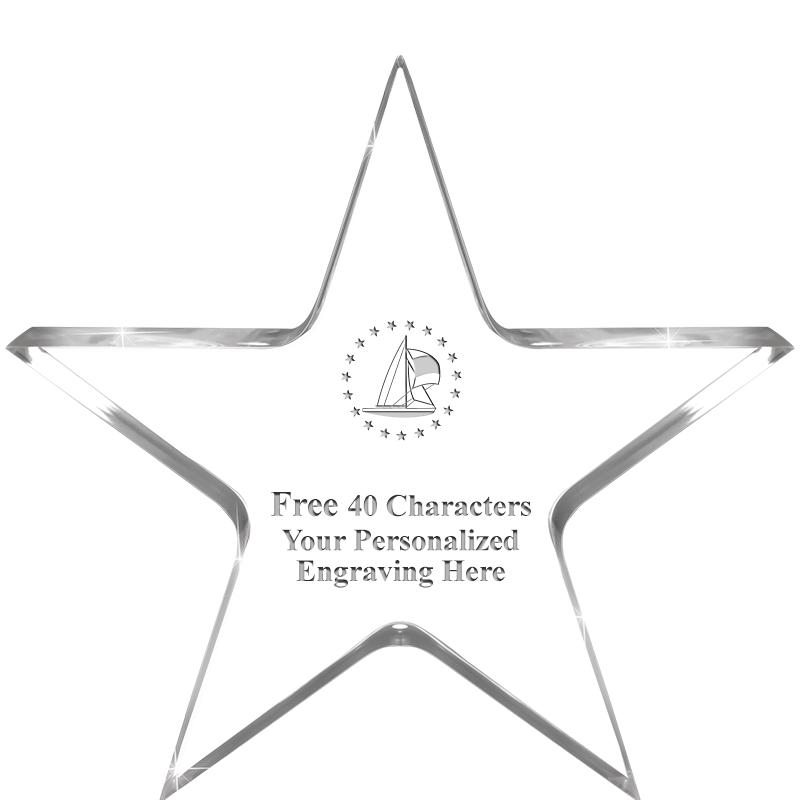 3.75" STELLA CRYSTAL AWARD