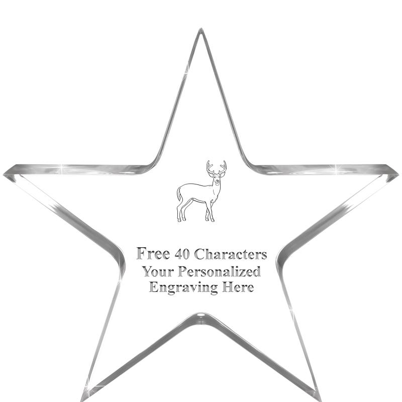 3.75" STELLA CRYSTAL AWARD